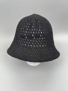 1pc Women's Summer Sun Protection Beach Hat, Bohemian Style, Suitable For Pairing With Dresses And Traveling,Vacation - A - View 9
