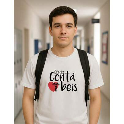 Camisa Profissao Faculdade Escola Ciências Contábeis