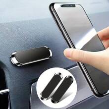 Adjustable Dashboard Adhesive Universal Mini Magnetic Car Phone Holder, Stable Non-Shaking Dashboard Mount, One-Hand Operation, Quick Installation, Fits Multiple Vehicle Models Mother's Day Gift - Rose Gold - View 3