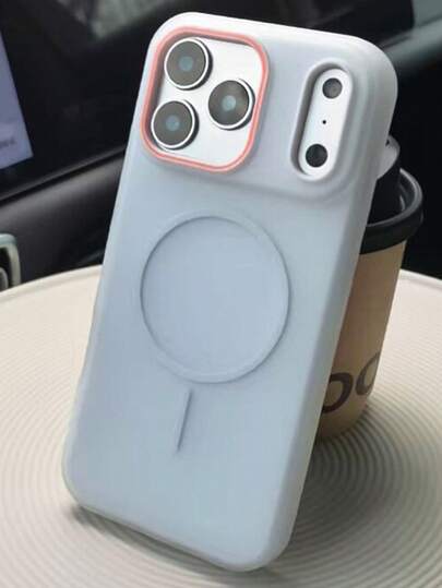 Luxury Candy Color 2-In-1 Magnetic Phone Case Compatible With IPhone 17 Pro Max 17 Pro 17 16 Pro Max 16 Pro 16 15 Pro Max 15 Pro Max 15 Pro 15 14 Pro Max 14 Pro 14 13 Pro Max 13 Pro 13 12 Pro Max 12 Pro 12 11 Cover Matte Soft Shell Magnetic Wireless Charging 17ProMax Cases Shockproof Back Cover