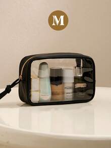 1PC Portable Transparent Waterproof Zipper Storage Bag For Travel, Digital Accessory Storage Bag, Cosmetics Storage Bag, Toiletries Storage Bag - Multicolor - View 18