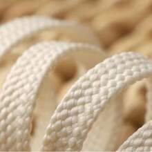 Flat Shoelaces For Sneakers, Unisex - Beige - View 3
