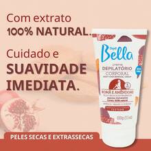 Creme Depilatório Corporal Romã E Amêndoas Depil Bella 100 G - Creme - Visão 3