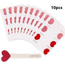 60pcs Heart-Shaped Stickers/Labels Suitable For Bakery Bread Baguette Product Sealing Packaging Labels, Baking Sealing Stickers, Dessert Packaging Labels, Free Gift Stickers, Gift Packaging Sealing Decorative Stickers, Round Decorative Stickers, Graduation Decorations, Bridesmaid Gifts, Wedding Stickers Scrapbook Supplies Scrapbooking - Pattern - View 9