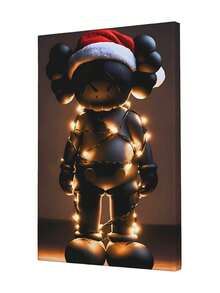 Kawss Kawaii Kaw Canvas Poster Cover With Framed Decoration. A Perfect Choice For New Year's, Thanksgiving, And Christmas, And Also A Perfect Work Of Art For Decorating Rooms, Kitchens, Living Rooms, Halloween, Bathrooms, Homes, Walls, And Bedrooms. - đóng khung - Xem 3
