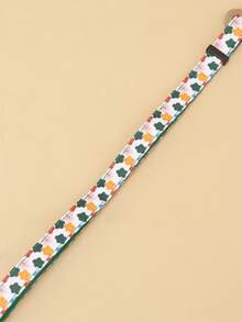 A Stylish And Unique Multicolor Small Flower Pet Cat And Dog Harness, Adjustable Dog Accessory, Perfect For Traveling With Kittens And Small Dogs (Not Suitable For Large Dogs) - Multicolor - View 4