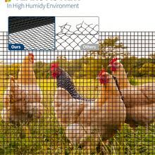 Heavy Duty 1/2 Inch Hardware Cloth – 19 Gauge Galvanized Welded Wire Mesh,  Hot-Dipped For Rust Resistance – Ideal For Chicken Coops, Rabbit Cages, Garden Fencing, Rodent Control – Silver - Black Plastic Dip1.2*15m - View 7