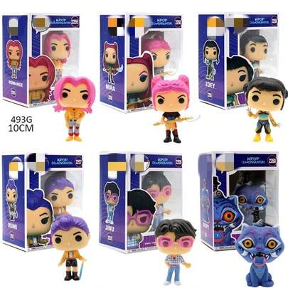 DOBBLE Mô hình hổ nhân vật nổi tiếng trong Biệt đội Thợ săn Phù thủy, cao 4 inch, có đầu cử động được, dùng trang trí bánh kem.