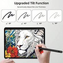Bút cảm ứng tương thích với iPad 2018-2025 | Sạc nhanh USB-C, Độ nhạy nghiêng chất lượng pixel, Tương thích với iPad 11/10/9/6/A16, 7/6/5, Air M3/M2 13.4/12.9/11 | Bao gồm bút cảm ứng - Nhiều màu - Xem 6