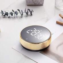 Magnetic Digital Kitchen Timer, 3 AAA Batteries Required (Not Included), Rotary Time Organizer With LED Display And Alarm, Portable Design For Cooking, Study, Shower, Home And Office Use, Non-Slip Base - 5 Color Options - 1 Item - View 10