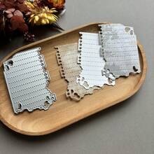 1 khuôn cắt giấy thủ công hình trang sách, khuôn cắt kim loại, khuôn dập nổi DIY, khuôn mẫu, khuôn cắt giấy để làm thiệp và trang trí album. - LG26-8012 - Xem 6