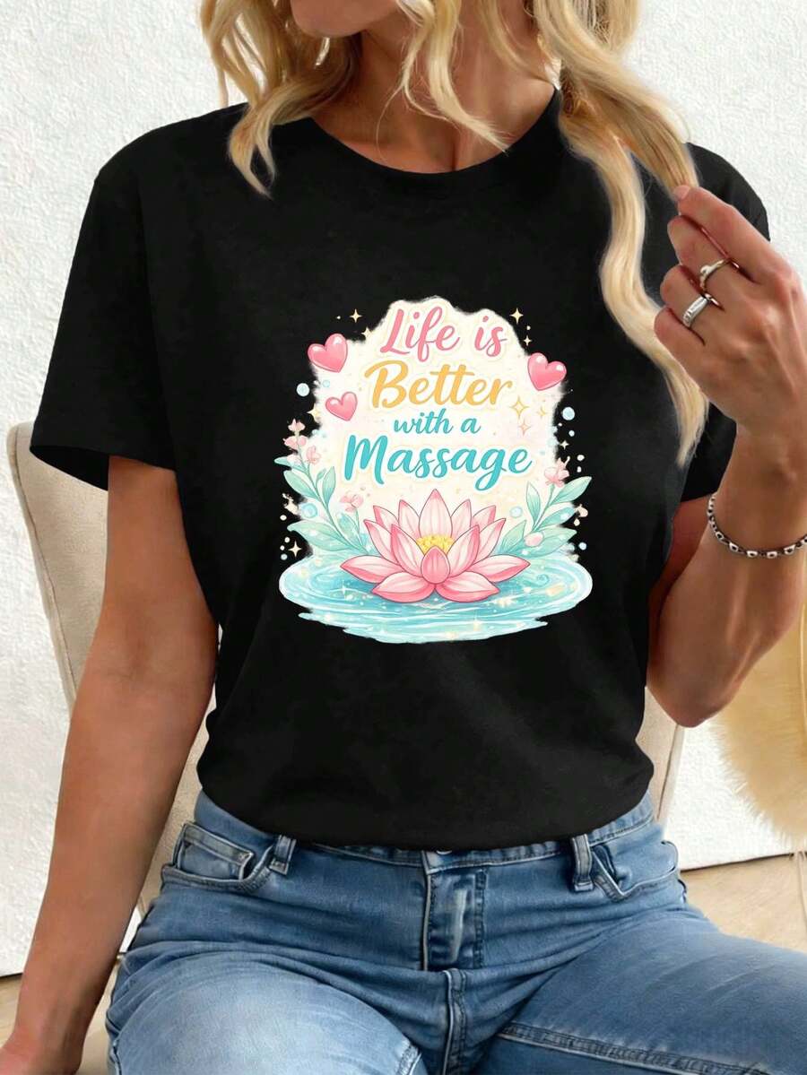Women T-Shirts - Black - View 1