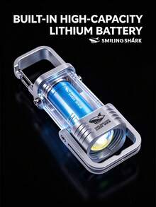 Linterna de llavero LED mini, recargable por USB, impermeable y portátil, adecuada para senderismo al aire libre, iluminación nocturna, iluminación de reparación, autodefensa, rescate de emergencia. Tamaño ultracompacto de solo 9,5 cm, ligero y fácil de llevar. - Luz blanca + luz lateral roja y verde intermitente - Ver 10