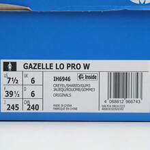 Adidas Originals Giày thể thao thường ngày unisex GAZELLE LO PRO W, cổ thấp IH6946 - Màu vàng - Xem 6