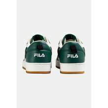 FILA Scarpe da basket da uomo, modello Rega NF, sneakers sportive urbane in pelle sintetica con chiusura stringata, suola in gomma e bandierina ricamata. - Verde - Visualizzare 4
