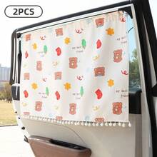 Bộ 1/2 rèm che nắng cửa sổ xe hơi, rèm cửa hông xe kiểu hút chân không, có dây kéo, dùng để che nắng, bảo vệ riêng tư, chống tia UV, cách nhiệt và chắn nắng. - Nhiều màu - Xem 10