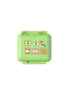 Mini 6-Compartment Portable Pill Box, Medicine Storage Box, Travel Pill Box, Printed With "My Pill Box" And Pill Pattern, 6-Compartment Small Pill Box, Sealed Pill Packaging Storage Box, 6-Day Weekly Pill Storage Box, Travel Essential Pill Box, Daily Vitamin Pill Box, Pocket Pill Box Storage Box, Exquisite Storage Box, Home Essential, Travel Essential - Multicolor - View 15