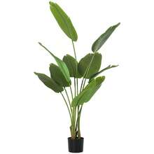HOMCOM Artificial Tree - Green - View 2