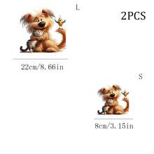 Bộ 1/2/3 miếng dán chuyển nhiệt hình thú cưng dễ thương: Mèo, Chó, Chim, kiểu hoạt hình, miếng dán ủi DIY, thích hợp cho áo thun, áo hoodie, túi vải, mũ, gối. - Nhiều màu - Xem 4