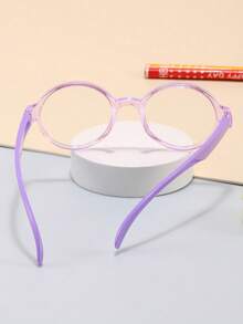 1 par de gafas decorativas de estilo europeo y americano de moda - transparente - Ver 6