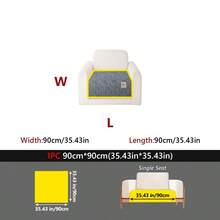1 chiếc đệm sofa chống trượt bằng vải nhung kẻ sọc màu trơn, thân thiện với da, dùng được cả bốn mùa, có thể giặt máy, dùng để bảo vệ đồ nội thất sofa trong phòng khách, phòng ngủ, phòng học. - Lanting - Xem 23