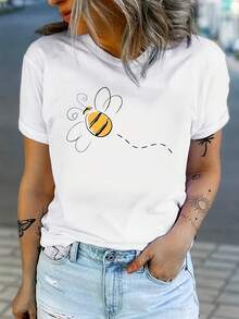 Women T-Shirts - White - View 1