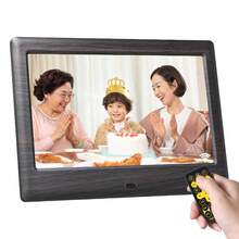 Kodak 708C 數位相框，7吋高清電子相冊，高保真顯示，智慧桌面照片影片循環播放器，定時開關機，自由調節時間 - 黑色 - 查看 12