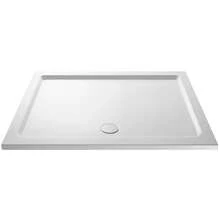Pearlstone White Rectangular Shower Tray 1600mm X 700mm - B - View 5