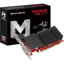 maxsun AMD Radeon R5 220 2GB Tarjeta gráfica GPU (DVI-I, , VGA) - Perfil bajo listo - Ver 2