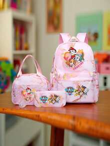 Paw Patrol 3件套汪汪队立大功莱德大容量背包套装 - 配有可调节肩带、多个隔层，包含一个手提袋，适合日常通勤、返校和旅行。 - 彩色 - 查看 8