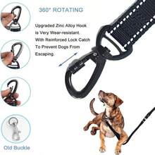 1pc Large Dog Leash, Reflective For Safety - Multicolor - View 2