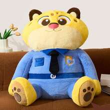 1pc Disney Zootopia Judy/Nick/Clawhauser #24 Sitting Plush Doll, Cute Sitting Pose, Soft Touch, Fully Flexible Stuffing, Suitable For Home Decor And Daily Companion, Perfect Gift - Multicolor - View 5