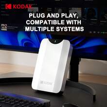 Kodak P230 Portable External Hard Drive 5Gbps 1T USB3.0 Lightweight 2.5-Inch PHDD Metal Casing For PC Tablets PS5 XBOX Laptop Desktop - 查看 6