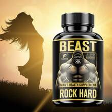 Premium Men's Health Supplement, With Grape Seed Extract, Burdock Root Extract, For Work Harder, Train Longer, Daily Male Capsules - 3 bottles - 查看 5