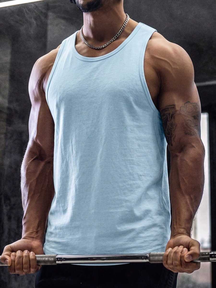 ZYNTH BALENO 男士夏季运动健身无袖背心，篮球跑步休闲运动服肌肉衫