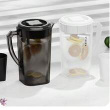 Large Capacity Cold Water Pitcher Set, Heat Resistant PP Material, Anti-Drop Fruit Juice & Tea Pot - Multicolor - View 1