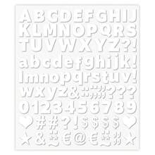 5张A-Z A-Z 0-9热转印乙烯基贴纸，带爱心和星星图案 | 黑白基础款 | 可用于DIY服装、包包、靠垫、鞋子和帽子 - 黑色 - 查看 8