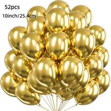 18 peças/52 peças Conjunto de Balões de Látex de 10 Polegadas em 16 Cores, incluindo Dourado, Branco, Preto, Vermelho, Verde Sálvia, Adequado para Festa de Aniversário, Decoração de Arco de Casamento, Cerimônia de Formatura, Suprimentos para Festa, Aniversário, Despedida de Solteiro/Solteira, Decoração para Revelação de Gênero - Multicolorido - Visão 23