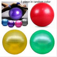 1pc Anti-Burst PVC Yoga Ball Multicolor Swiss Exercise Stability Ball For Pilates Fitness Gym Home Workout Pregnancy Training - Multicolor - View 13