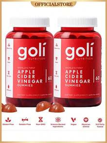 Goli Ashwagandha & Vitamin D Gummy - Mixed Berry, KSM-66, Vegan, Plant Based, Non-GMO, Gluten-Free & Gelatin Free. America's #1 Ashwagandha Brand - 2瓶 - 查看 1