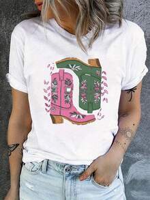Women T-Shirts - White - View 12