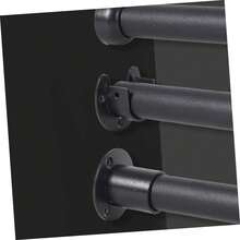 Soportes Para Barra De Cortina De Ducha De Acero Inoxidable 2 Piezas Base De Poste Para Cortineros De Baño Montaje Rápido Y Resistente a La Corrosión - 1 - Ver 9