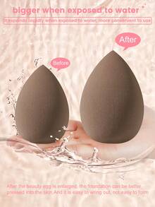 24PCS Makeup Tools Set Including:1pc Hairband+2PCS Hand Bowl Strap+1pc Makeup Brush Cleaning Tools+5PCS Triangle Powder Puffs+5PCS Makeup Sponges+5PCS Mini Air Cushion Powder Puffs+5PCS Mini Makeup Sponges - Multicolor - View 9