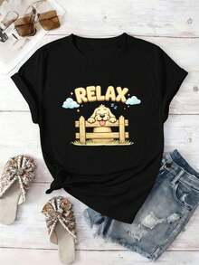 Women T-Shirts - Black - View 2