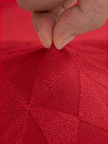 1 chiếc bọc ghế đẩu hình tam giác vuông nhỏ, chất liệu jacquard, thích hợp cho phòng khách, phòng ngủ, phòng ăn, phong cách tối giản hiện đại, phù hợp mọi mùa. - Đỏ - Xem 5