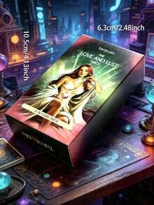 White Cat Tarot Oracle Cards Set For Divination, Healing And Beginners - Multicolor - View 8