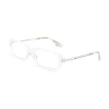 1pc Rectangular Reading Glasses, Minimalist Solid Color Frame, Comfortable Nose Pad, Suitable For Men And Women For Daily Reading And Office Wear - White - View 21