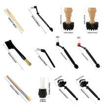 Coffee Machine All-In-One Cleaning Kit Brush, Espresso Semi-Automatic Coffee Machine Brew Head Cleaning Brush, Coffee Grinder Powder Brush, Filter Basket & Group Head Cleaning Tool - Multicolor - View 11