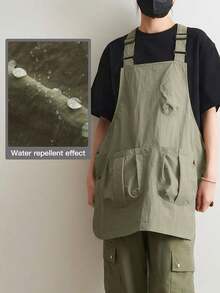 1pc Nylon Thick Breathable Utility Apron, Suitable For Barbers, Cafes, BBQ, Hotels And Catering Industry, Unisex, With Multiple Pockets, Suitable For Home Kitchen. Gift For Mother's Day, Eid Al-Adha, Eid Al-Fitr - Multicolor - View 10