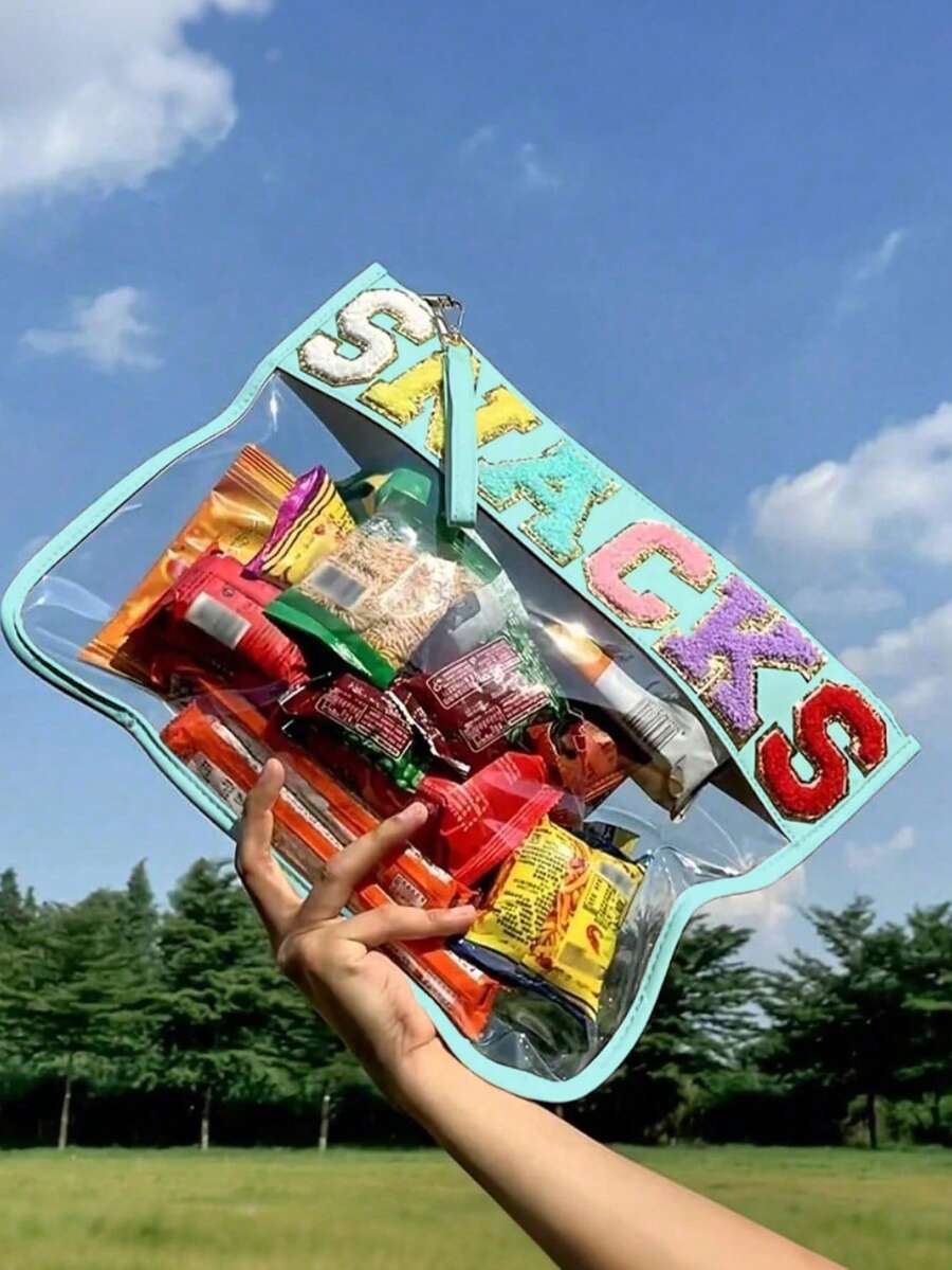 時尚零食收納袋 旅行化妝包盥洗包 夏季旅行必備品 學校用品 宿舍必需品 旅行配件